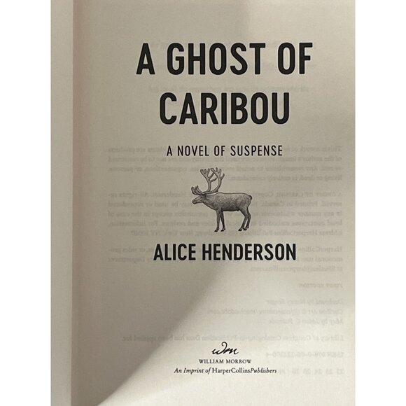 A Ghost of Caribou | Alice Henderson Book | Mystery Thriller Suspense - Picture 5 of 6